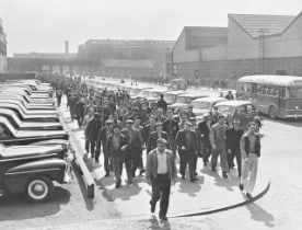 1946 Ford Rouge Complex - shift change